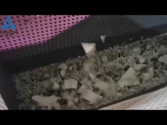 EPS-recyclingmachine in bedrijf