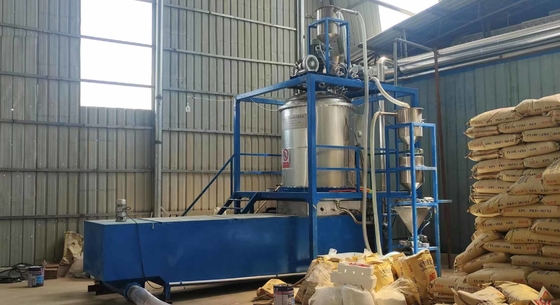 Blauw PLC-gecontroleerde dichtheid EPS-schuimbatch Pre-expander Computerized