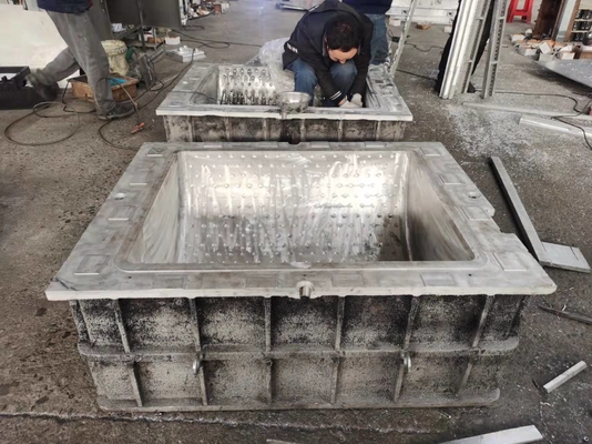 Op maat gemaakte EPS-vormen van aluminiumlegering met ventilatiesystemen en koelsystemen voor schuimproducten