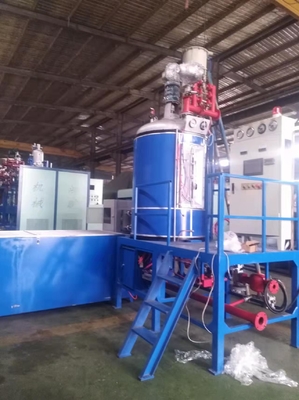 Automatische blauwe / groene EPS EPU Foaming Pre-expander machine buitenzool uit China met fluidzed droge bed