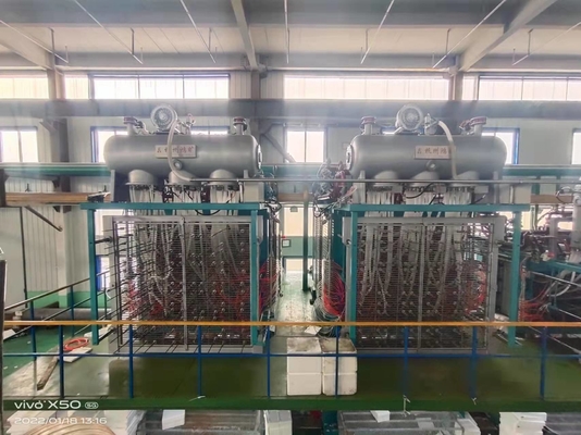 Eps vormgietmachine automatische schuimdoos verpakking voor vis en fruit