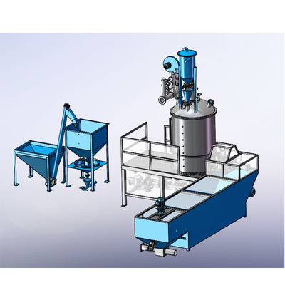 Professionele EPS Pre Expander Machine voor Precise Polystyrene Bead Expansion 0,5 mm