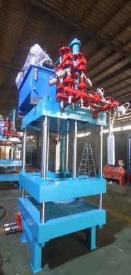Automatische EPS-vormgietmachine Blauw produceert gevormde polystyreenfoamproducten