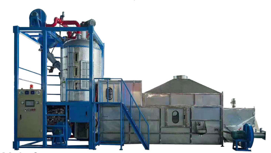Versatile capaciteit EPS polystyreen schuimbatch Pre Expander Perlen maken