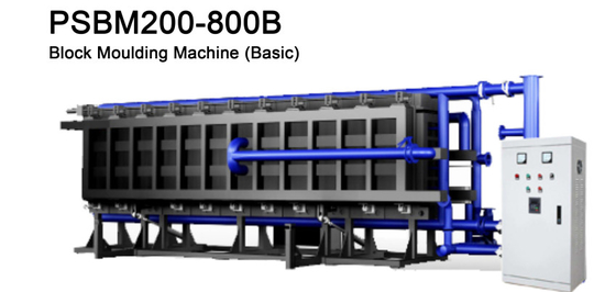 Hoog productie-efficiëntie EPS-blokvormmachine voor vis-groente doos