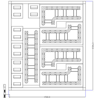 Aangepaste EPS van de aluminiumlegering Vorm voor de Bouw van Schuimbaksteen
